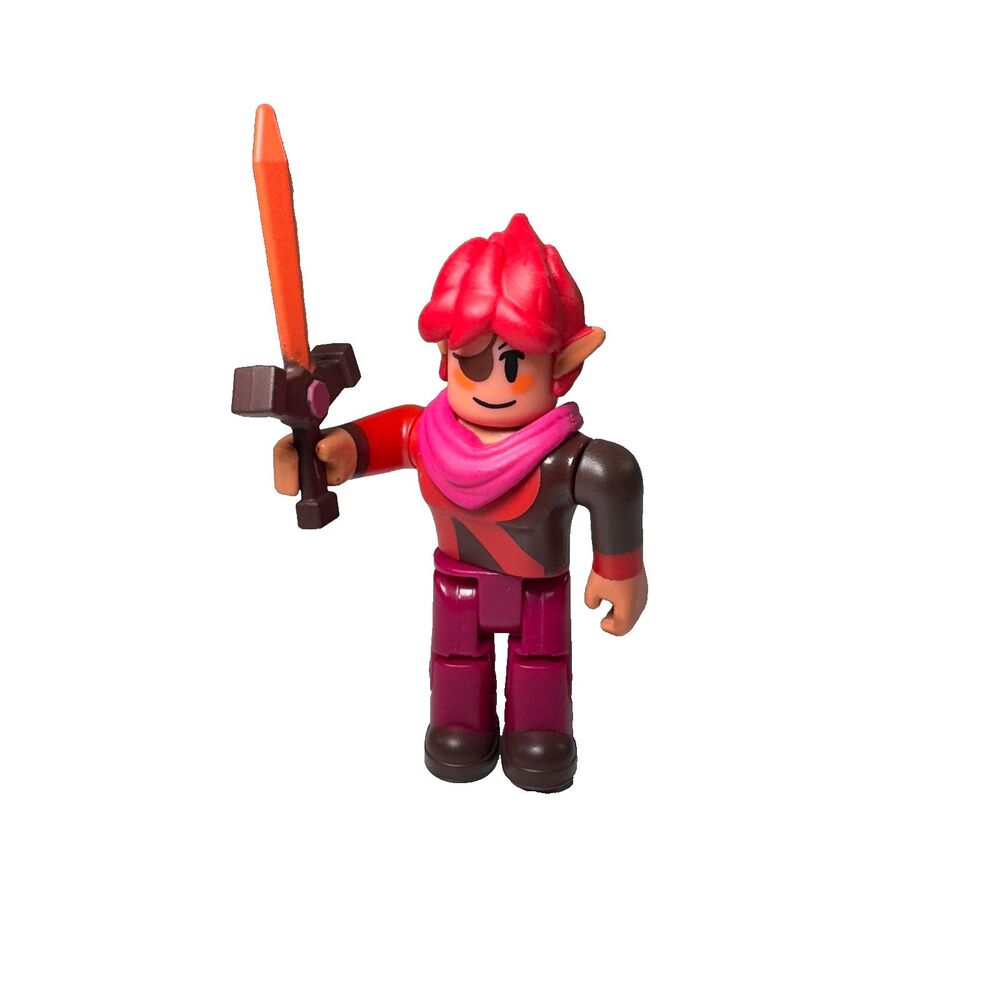 Roblox Super Doomspire Red Battler Action Figure 3" Character Toy w/ Sword Piece